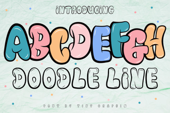 Doodle Line Fonts: Creative Projects & Ideas