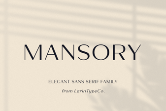 Mansory Font in Design: Usability and Creative Projects