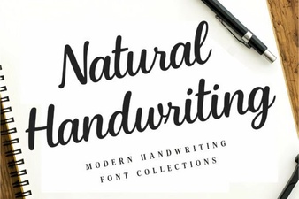 Artful Natural Fonts for Your Designs