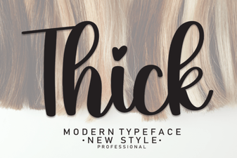 Thick Fonts for Bold, Impactful Designs